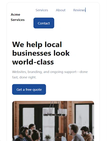 Italian Restaurant Template